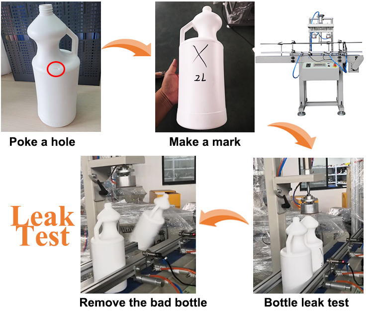 Bottles and Containers Leak Testing Machine